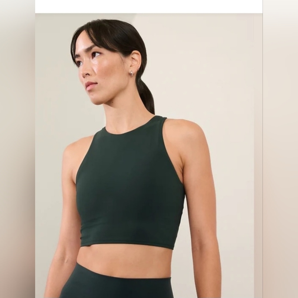 Athleta Dark Green Women's Crop Top
